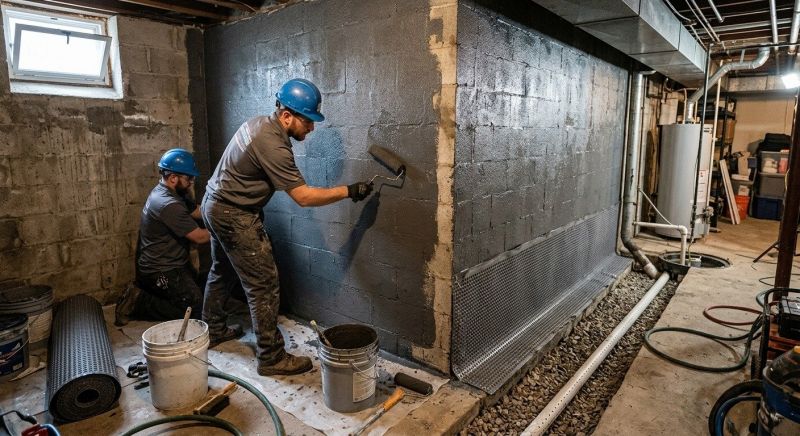 Concrete Waterproofing in Fredericksburg, VA